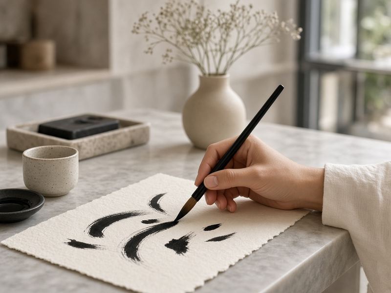 Brush lettering at Ripuasdott Lettering